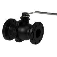 Кран шаровой полнопроходной фланцевый, серии TL33-PTFE, TAFLINE, DN100 PN16, чугунный с рукояткой